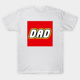 DAD - Personalized LEGO Name T-Shirt